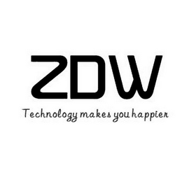 ZDW TECHNOLOGY MAKES YOU HAPPIER logo