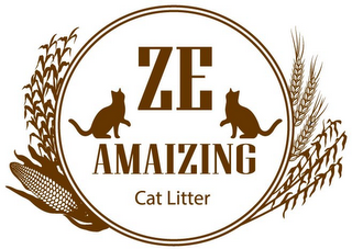 ZE AMAIZING CAT LITTER logo