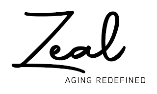 ZEAL AGING REDEFINED logo