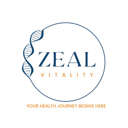 ZEAL VITALITY YOUR HEALTH JOURNEY BEGINS HERE logo