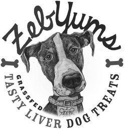 ZEB ZEBYUMS GRASSFED TASTY LIVER DOG TREATS logo