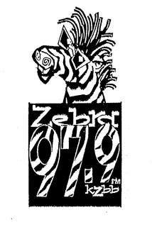 ZEBRA 97.9 FM KZBB logo