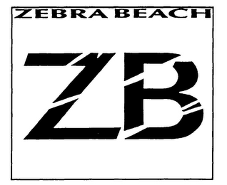 ZEBRA BEACH ZB logo