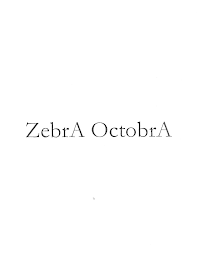 ZEBRA OCTOBRA logo
