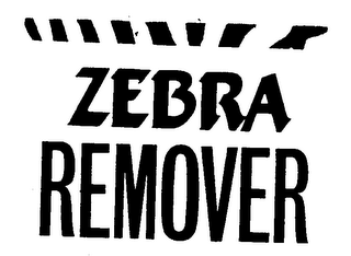 ZEBRA REMOVER logo