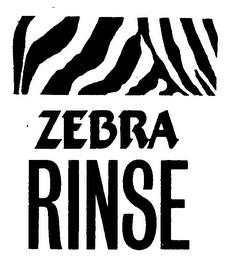 ZEBRA RINSE logo