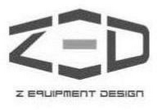 ZED Z EQUIPMENT DESIGN logo