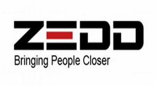 ZEDD BRINGING PEOPLE CLOSER logo