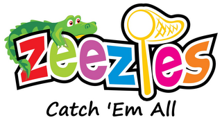 ZEEZIES CATCH 'EM ALL logo