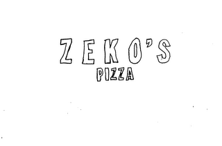 ZEKO'S PIZZA logo