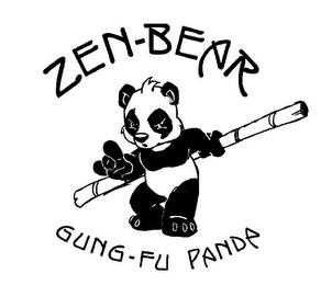 ZEN-BEAR GUNG-FU PANDA logo