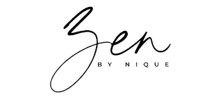 ZEN BY NIQUE logo