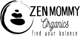 ZEN MOMMY ORGANICS FIND YOUR BALANCE logo