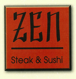 ZEN STEAK & SUSHI logo