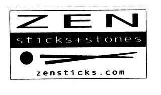 ZEN STICK+STONES ZENSTICKS.COM logo