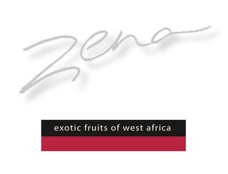 ZENA EXOTIC FRUITS OF WEST AFRICA logo