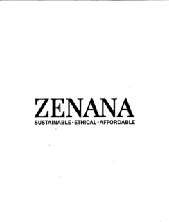 ZENANA SUSTAINABLE · ETHICAL · AFFORDABLE logo