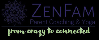 ZENFAM PARENT COACHING & YOGA FROM CRAZY TO CONNECTED logo