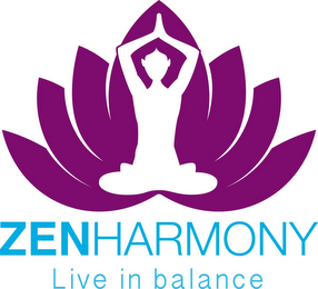ZENHARMONY LIVE IN BALANCE logo