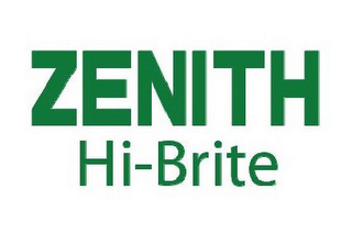 ZENITH HI-BRITE logo