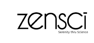 ZENSCI SERENITY THRU SCIENCE logo