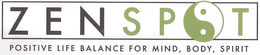 ZENSPOT POSITIVE LIFE BALANCE FOR MIND,BODY, SPIRIT logo