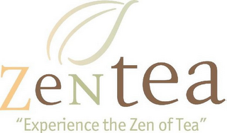 ZENTEA "EXPERIENCE THE ZEN OF TEA" logo