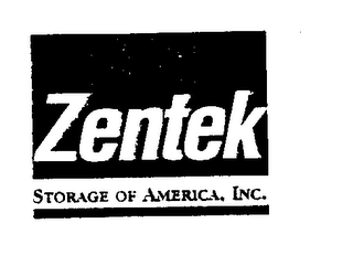ZENTEK STORAGE OF AMERICA, INC. logo