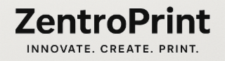 ZENTROPRINT INNOVATE. CREATE. PRINT. logo