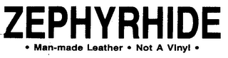 ZEPHYRHIDE-MAN-MADE LEATHER-NOT A VINYL logo