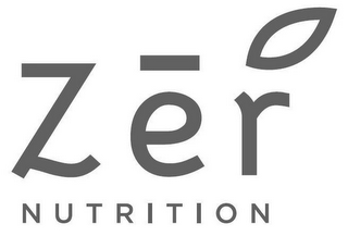 ZER NUTRITION logo
