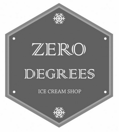 ZERO DEGREES ICE CREAM SHOP logo