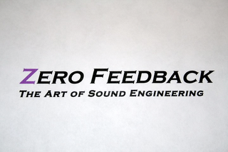 ZERO FEEDBACK THE ART OF SOUND ENGINEERING logo