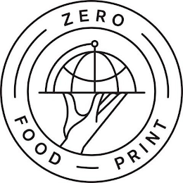 ZERO FOOD PRINT logo
