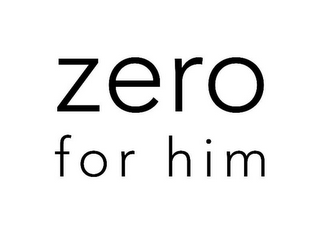 ZERO FOR HIM logo