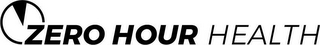 ZERO HOUR HEALTH logo