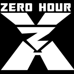 ZERO HOUR X ZH logo
