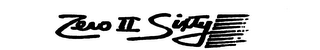 ZERO II SIXTY logo