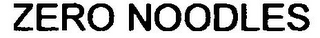 ZERO NOODLES logo