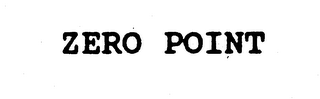 ZERO POINT logo