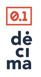 ZERO, POINT, ONE, DECIMA logo