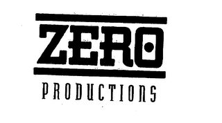 ZERO PRODUCTIONS logo