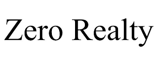 ZERO REALTY logo