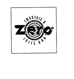 ZERO SMOOTHIE & JUICE BAR logo