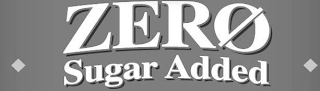 ZERO SUGAR ADDED logo