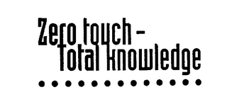 ZERO TOUCH - TOTAL KNOWLEDGE logo