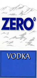 ZERO° VODKA logo