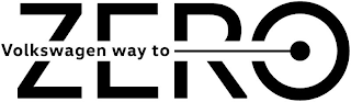 ZERO VOLKSWAGEN WAY TO logo