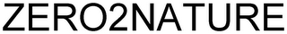 ZERO2NATURE logo