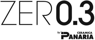 ZERO.3 BY CERAMICA PANARIA logo